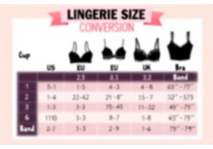 Guide to Converting US EU UK Lingerie Sizes