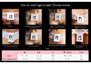 How to Read Lingerie Labels from Chinese Brands