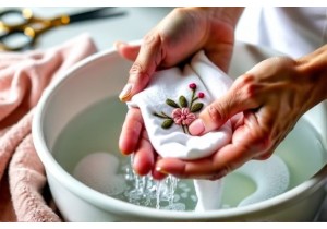 Correct Hand Washing Methods for Delicate Embroidered Pieces