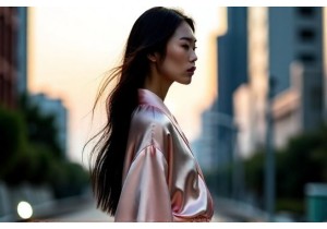 Sleepwear as Outerwear with Modern Chinese Silhouette Cuts