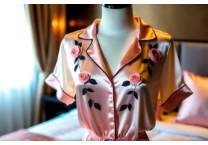 Luxury Sleep Sets Featuring Hand-Sewn Silk Appliqués