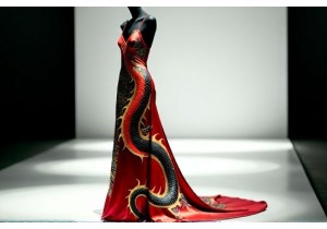 Elevate Your Wardrobe with Silk Slips Featuring Dragon Motifs