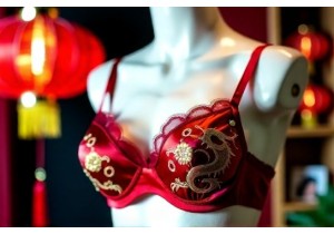 Red Silk Bras Celebrating Love Luck and Chinese Tradition