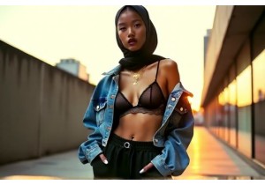 How to Mix Eastern Lingerie with Western Streetwear Looks