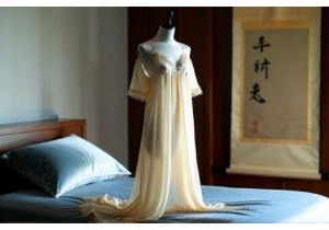 Silk Nightgowns Infused with Classical Poetry and Modern Silhouette