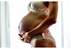 Elegant Maternity Lingerie in Pure Silk Fabric