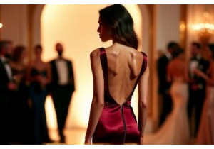 How to Wear Sensual Underwear Under Backless Formal Dresses