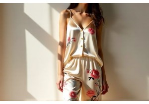High End Sleepwear Sets Featuring Hand Embroidered Suzhou Silk