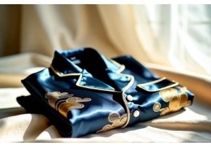 Silk Pajama Sets Woven with Kesi Tapestry Methods